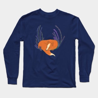 Flower Fox Long Sleeve T-Shirt
